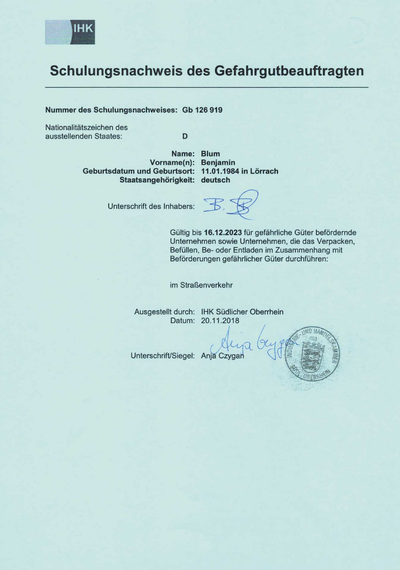 schulungsnachweis-des-gefahrgutbeauftragten